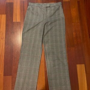 Gray Plaid Women’s Pants